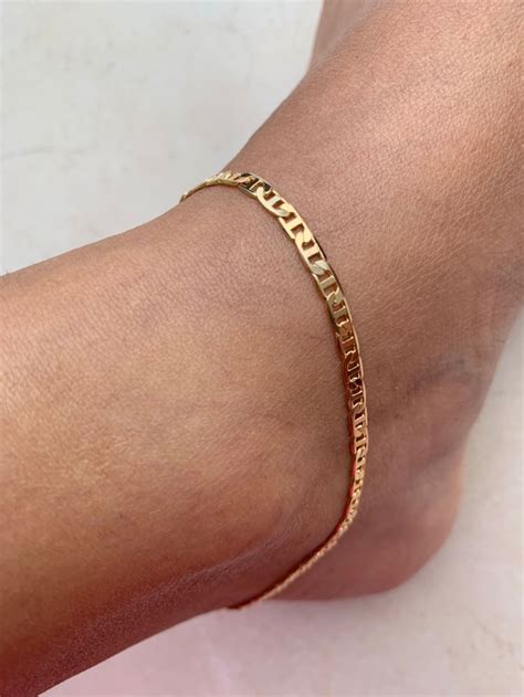 gucci chain anklet